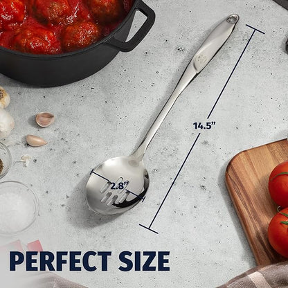 Zulay Kitchen Stainless Steel Slotted Spoon - Image 4