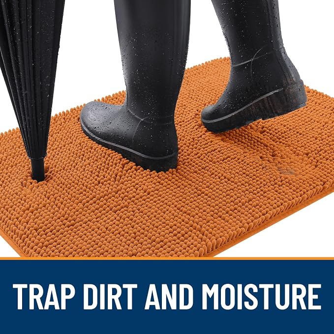 OLANLY Dog Door Mat for Muddy Paws 44x32, Absorbs Moisture and Dirt, Absorbent - Image 2