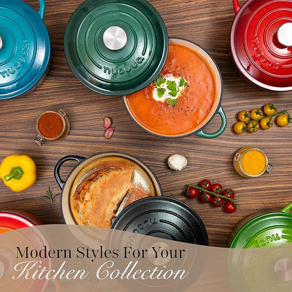 Nuovva Enamelled Cast Iron Dutch Oven Pot - Image 9
