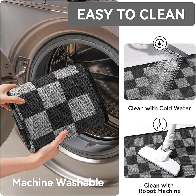 YDKGL Kitchen Runner Rugs Non Slip Washable, Super Absorbent Kitchen Mats - Image 4