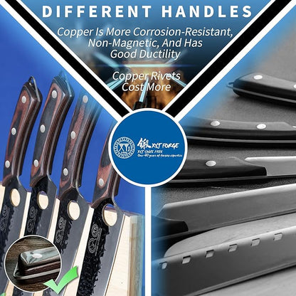 XYJ Professional Serbian Chef Knife Set - Image 5