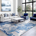 RELEANY Washable Area Rugs 10'x12' Non-Slip Modern Abstract Soft by RELEANY