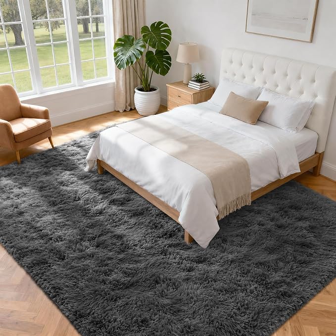 6x9 Area Rug for Living Room: Ultra Soft Fluffy Rug Modern Large Thicked Shag - Image 2