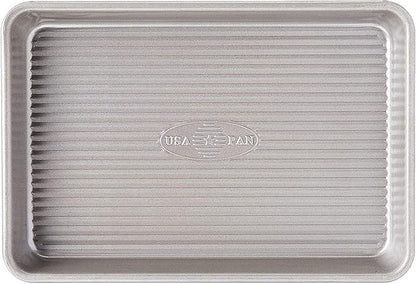 USA Pan Bakeware Mini Sheet Pan, Warp Resistant Nonstick Baking Pan, Aluminized - Image 2