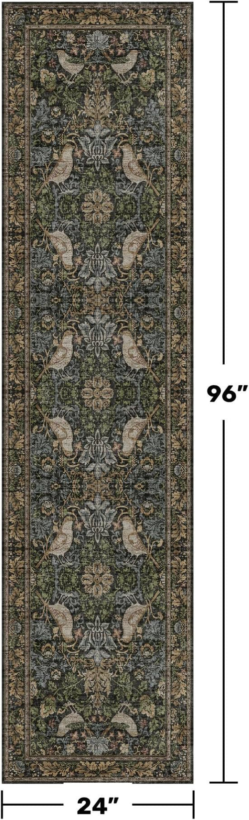 8ft Long Floral Kitchen Runners - Image 2
