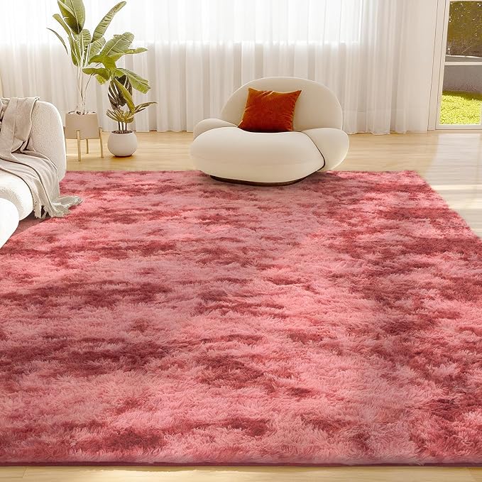 Litanika 5x8 Fluffy Shag Faux Fur Area Rug by Litanika