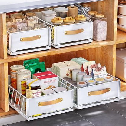Pull out Cabinet Organizer, Heavy Duty Slide out Pantry Shelves Drawer Storage by Kitstorack