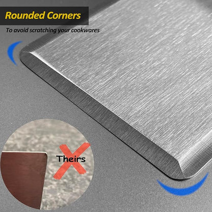 Stainless Steel Metal Spatula, Long Griddle Spatula, Hamburger Smasher Turner - Image 4