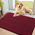 Smiry Dog Door Mat for Muddy Paws 36x24, Absorbent Dirt Trapper, Non-Slip by Smiry