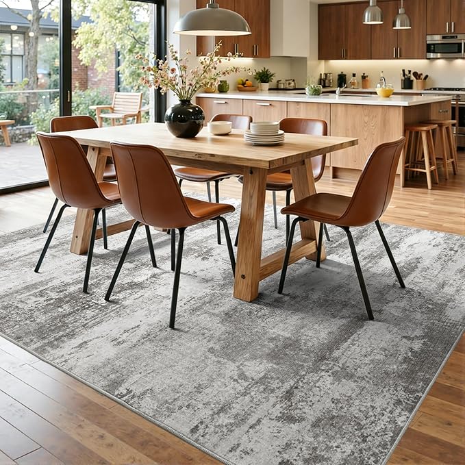 4x6 Ft Abstract Area Rugs for Living Room, Soft Non-Slip Modern Washable Rugs - Image 9