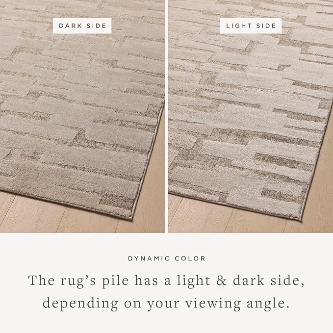 Loloi Amber Lewis Monty Collection MOT-04 Taupe/Beige 7'-10" x 10' Area Rug - Image 3