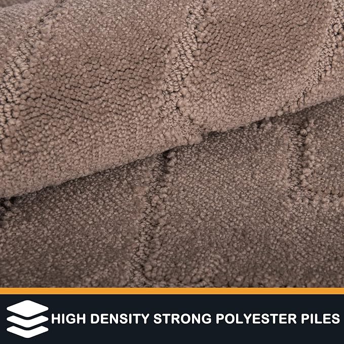 PURRUGS Easy Care Area Rug 4.5ft x 7ft, Non-Slip Machine Washable Entry Rug - Image 4