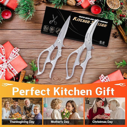 MDHAND Kitchen Shears Set, Heavy Duty Poultry Shears - Image 7