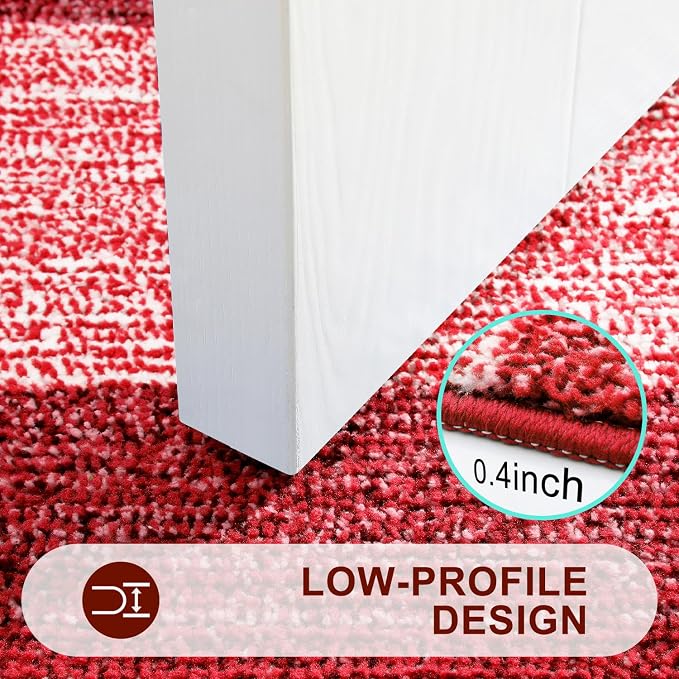 Kitinjoy Indoor Outdoor Door Mat, 70x35 Non-Slip Absorbent Dirt Trapper - Image 4