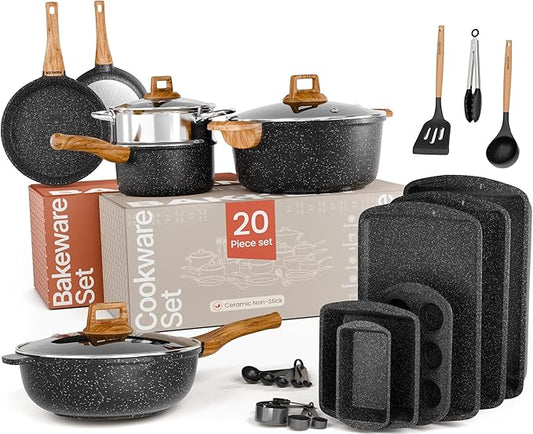 Bakken Master 20 Piece Cookware Set by BAKK%C3%8BNMASTER