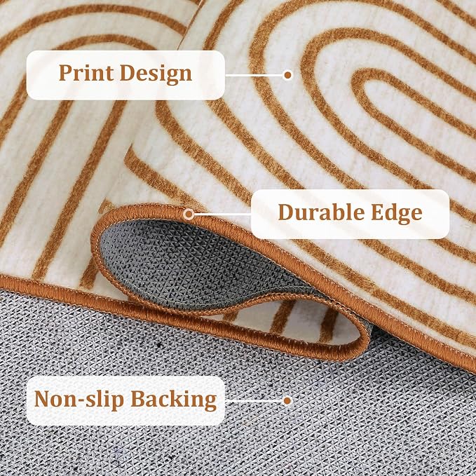 ROYHOME Washable Rug 4x6 Area Rugs - Image 7