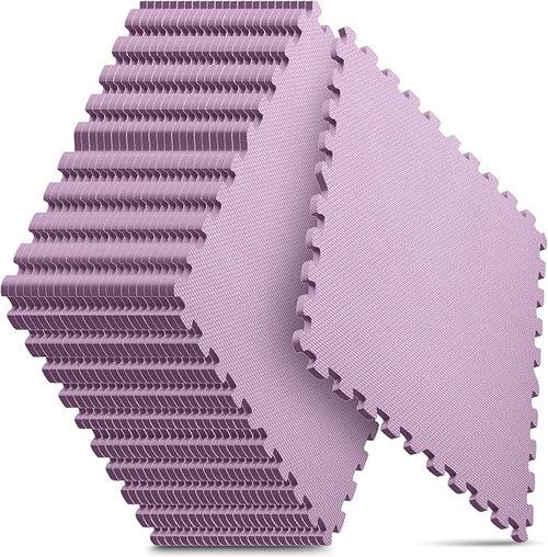 24 Pack Home Gym Mat, Puzzle Exercise Mat, EVA Interlocking Foam Floor Tiles by NazhuraGoodCompanionAtHome