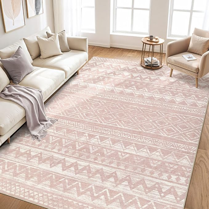 cotiled 10x12 Area Rugs Living Room Rug: Washable Boho Rugs - Image 6