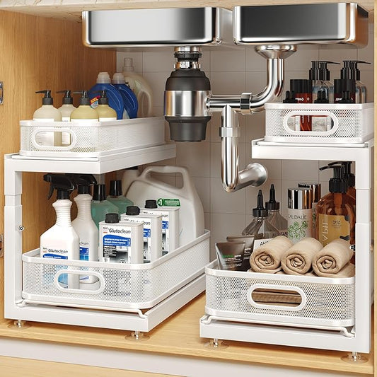 2-Pack Under Sink Storage Organizer by UnderSinkOrganizer