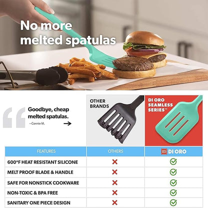 New DI ORO Silicone Turner Spatula Set - Image 2