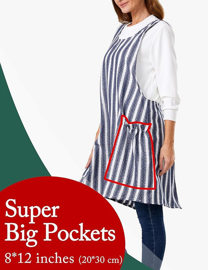 Cozy Adjustable Cross Back Aprons - Image 3