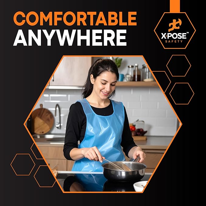 Xpose Safety 24, 000 Blue Plastic Disposable Aprons - Image 6