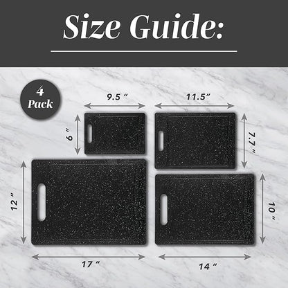 COOK WITH COLOR Non-Slip Cutting Board Set – Kitchen Essentials with Easy Grip - Image 5
