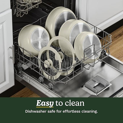 Cuisinart 13-Pc ClickSmart Nonstick Detachable Handle Ceramic Cookware - Image 9