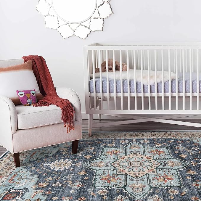 Washable Oriental Area Rug - Image 3