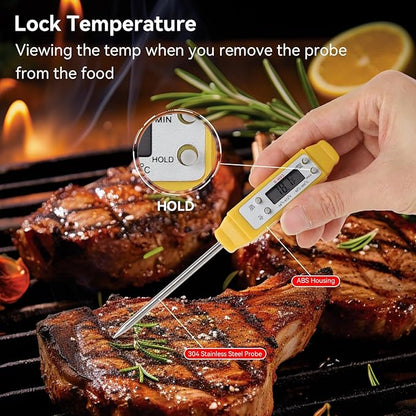 Akozon Digital Food Thermometer Automatic Calibration Pen High Accuracy - Image 3