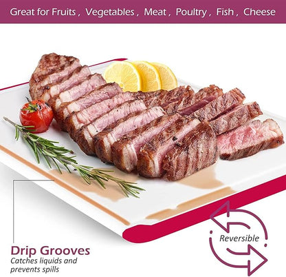 Large Kitchen Plastic Cutting Board - Image 3