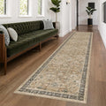 Hazo Haus Natural Taupe Washable 3x12 Extra Long Hallway Runner Rug, Washable by HazoHaus