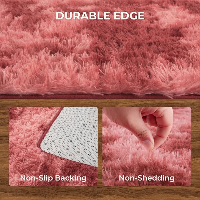 Litanika 5x8 Fluffy Shag Faux Fur Area Rug - Image 6