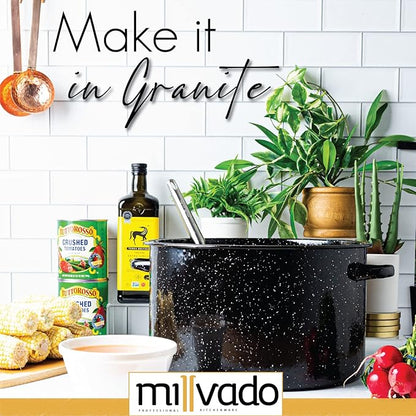 Millvado Granite 21 Qt Stockpot, Nonstick Soup Pot - Image 2