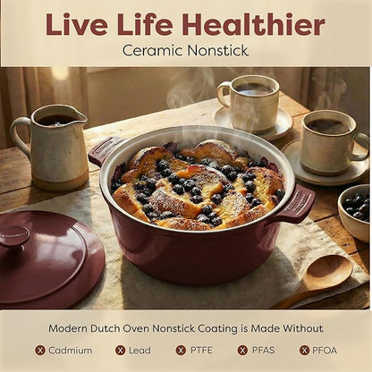 Gotham Steel 5 Qt Lightweight Dutch Oven Pot - Image 3