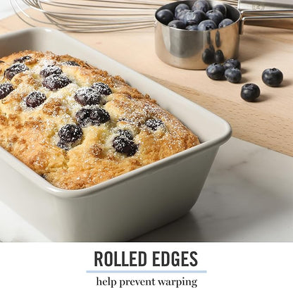 Martha Stewart Carbon Steel Nonstick 9 Inch Loaf Pan | Cool Gray | Deep Shape | - Image 5