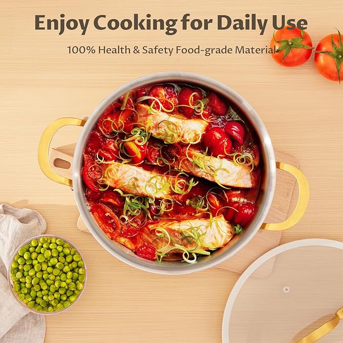 BEZIA 6 QT Stainless Steel Stockpot - Image 4