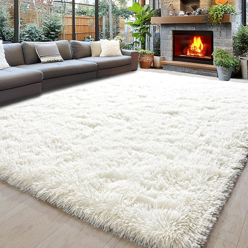 8x10 Area Rugs for Living Room, Ultra Soft Fluffy Large Shaggy Rug Carpet for by Awaytail