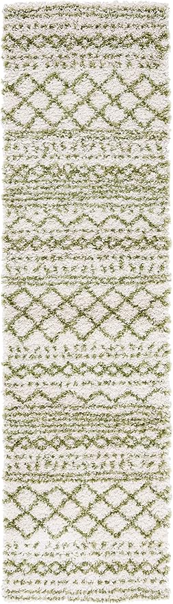 SAFAVIEH Arizona Shag Collection Runner Rug - Image 3