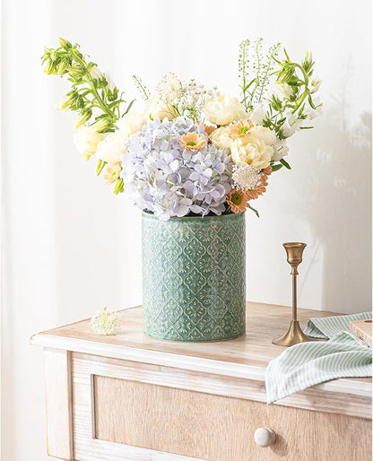Kitchen Utensil Holder, 6x7 inch Large Ceramic Utensil Holder - Image 8