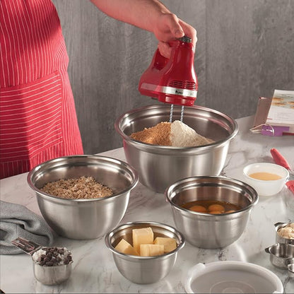 FineDine Stainless Steel Mixing Bowls Set - Image 6