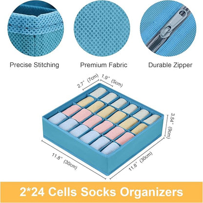 Joyoldelf Sock Organizer Drawer Organizer - Image 2