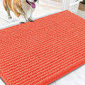 OLANLY Dog Door Mat for Muddy Paws 34x21, Ultra Absorbent Chenille Mud Doormat by OLANLY