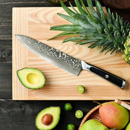 Sunnecko 8 Inch Japanese Damascus Chef Knife - Image 6