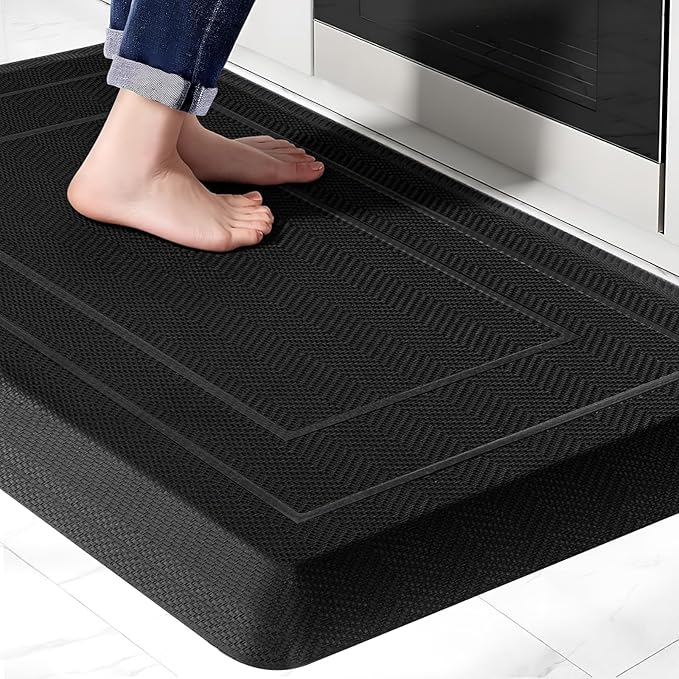 UKISS 9/10"" Extra Thick Cushioned Anti Fatigue Kitchen Mat, Waterproof High by Unknown