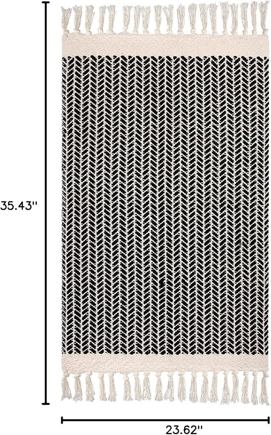 Lahome Belle Boho Bathroom Rugs, Small 2x3 Front Door Mat Lightweight Kitchen - Image 2
