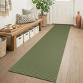 KOZYFLY Cotton 2x6 Washable Runner Rug, Non Slip Runners by KOZYFLY