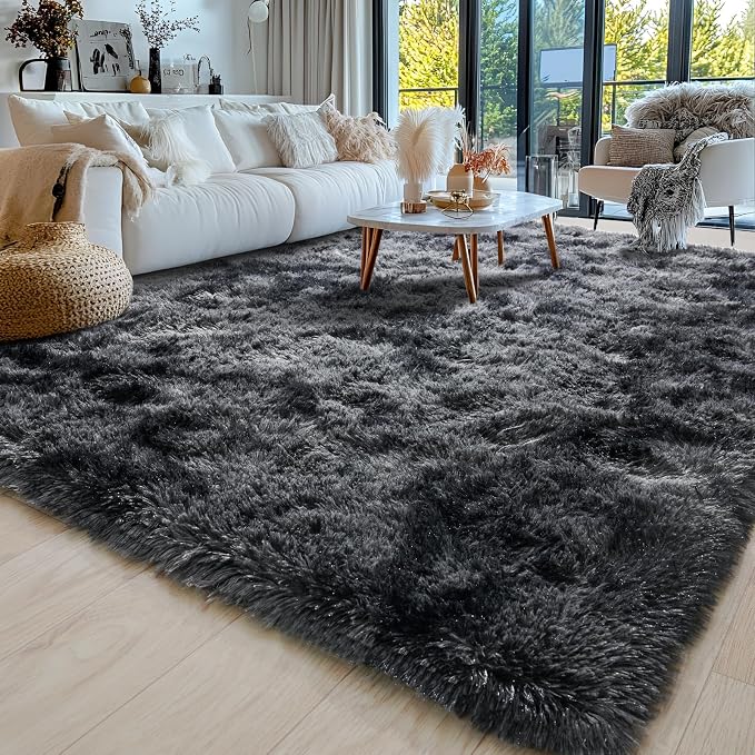 Area Rugs 10x14 for Living Room, Ultra Soft Fluffy Rugs for Bedroom, Non-Slip - Image 3