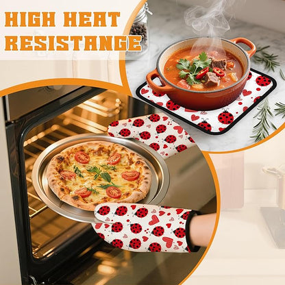 Cute Ladybug Oven Mitts and Pot Holders - Image 6