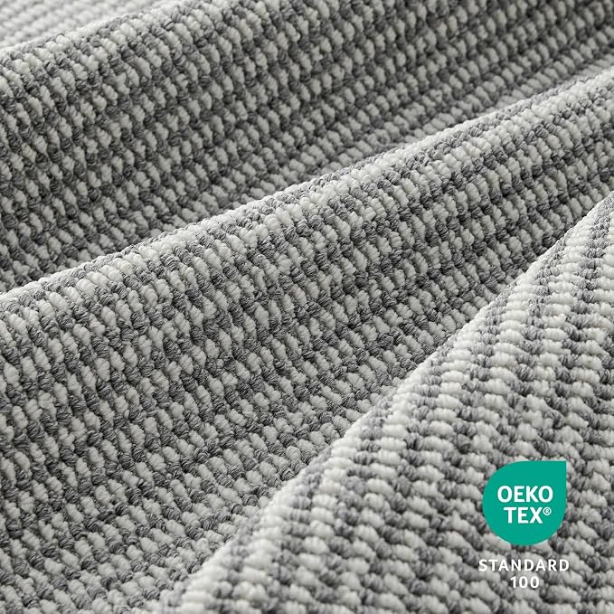 Faux Jute Area Rug 6'x9', Washable & Non-Slip, No Odor. Farmhouse Boho Style - Image 2